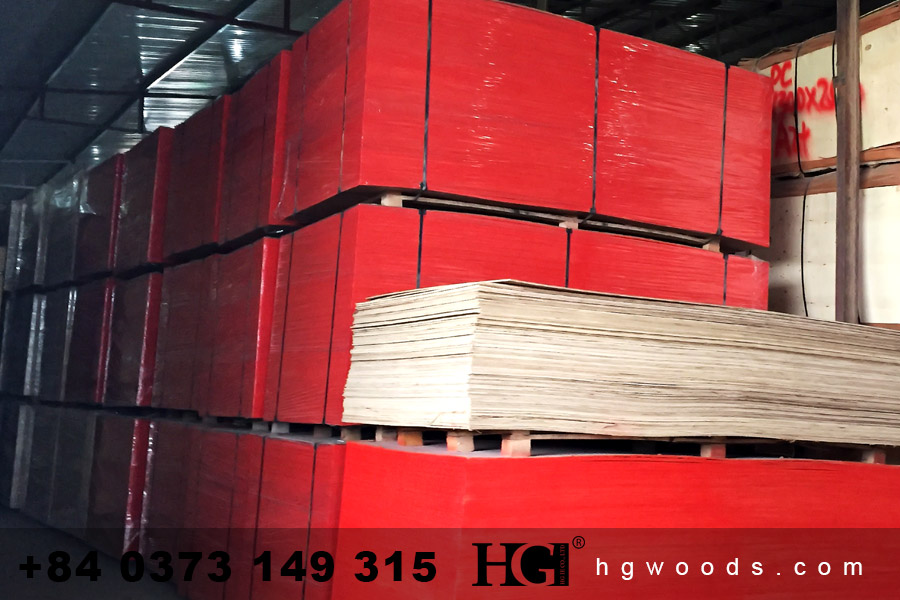 commercial plywood painted side